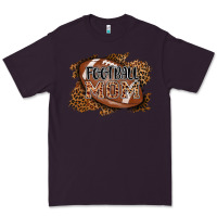 Plum football mom Premium Tee - AdoDesignShop