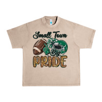 French Oak small town big pride green Urban Heavy Tee - MaliasSmallBusiness