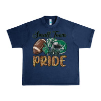 Navy small town big pride green Urban Heavy Tee - MaliasSmallBusiness
