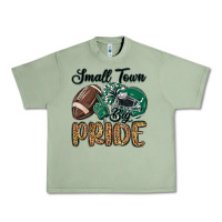 Oil Green small town big pride green Urban Heavy Tee - MaliasSmallBusiness
