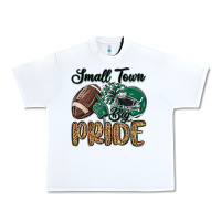 White small town big pride green Urban Heavy Tee - MaliasSmallBusiness