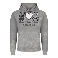 Cloud Rock Peace Love Cure Carcinoid Cancer Vintage Hoodie - Jasminsmagicworld