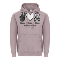 Vintage Zinc Peace Love Cure Carcinoid Cancer Vintage Hoodie - Jasminsmagicworld