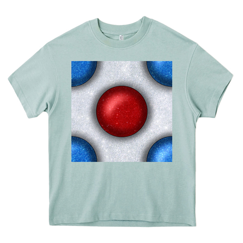 Glitter 4th Of July Seamless Pattern Heavy Core Tee by BundleAndBundleShop | Teevron
