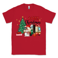 Red merry christmas camper Classic Tee - MaliasSmallBusiness