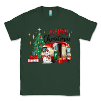 Sports Green merry christmas camper Classic Tee - MaliasSmallBusiness