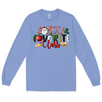 Colony Blue Santa's Favorite Class Christmas Long Sleeve Tee - LillyAllenDesigns