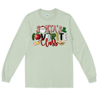 Matcha Santa's Favorite Class Christmas Long Sleeve Tee - LillyAllenDesigns