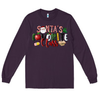 Plum Santa's Favorite Class Christmas Long Sleeve Tee - LillyAllenDesigns
