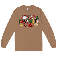 Toasted Coconut Santa's Favorite Class Christmas Long Sleeve Tee - LillyAllenDesigns