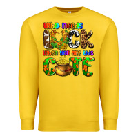 Lemon Who needs luck when you are this cute Premium Sweatshirt - OliviaCreatesArt