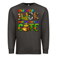 Smoke Who needs luck when you are this cute Premium Sweatshirt - OliviaCreatesArt