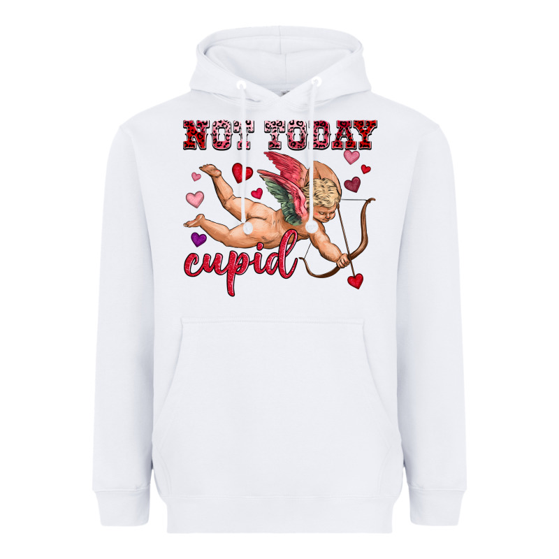 Not Today Cupid Heavyweight Hoodie by OliviaCreatesArt | Teevron