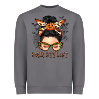 Storm Hair stylist messy bun Heavyweight Sweatshirt - BarkalooDesign