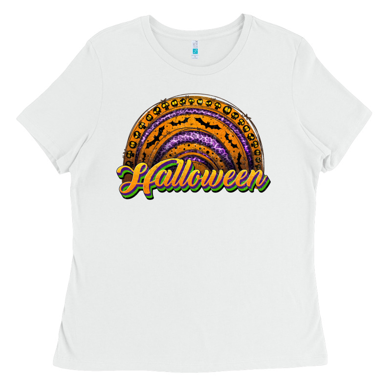 Halloween Rainbow Ladies Tee by JahusDesignShop | Teevron