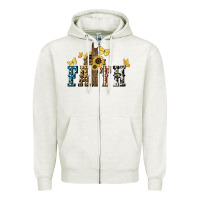Oatmeal Heather Faith USA sunflower 4th of july Zipper Hoodie - HowdyJamesFarm