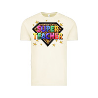 Vintage Arctic super teacher with leopard Vintage Tee - NancyCooperArtShop