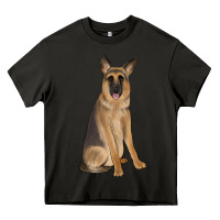 Asphalt german shepherd Heavy Core Tee - JahusDesignShop