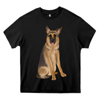 Black german shepherd Heavy Core Tee - JahusDesignShop