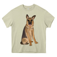 Mossy german shepherd Heavy Core Tee - JahusDesignShop