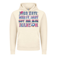 Vintage Artic lord have mercy baby got her blue jeans on Vintage Hoodie - NancyCooperArtShop