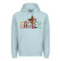 Blue Mist Easter crown of thorns Easter Day Premium Hoodie - HowdyJamesFarm