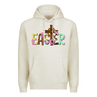 Oatmeal Heather Easter crown of thorns Easter Day Premium Hoodie - HowdyJamesFarm