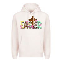 Pale Pink Easter crown of thorns Easter Day Premium Hoodie - HowdyJamesFarm