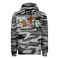 Slate Camo Easter crown of thorns Easter Day Premium Hoodie - HowdyJamesFarm