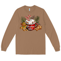 Toasted Coconut christmas vibes hot cocoa Long Sleeve Tee - LillyAllenDesigns