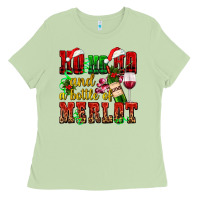 Matcha ho ho ho and a bottle of merlot Ladies Tee - AdoDesignShop