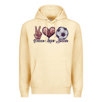 Pina Colada peace love soccer Premium Hoodie - JahusDesignShop