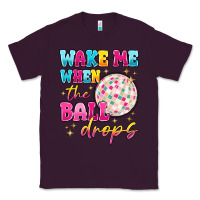 Plum wake me when the ball drops Classic Tee - MaliasSmallBusiness
