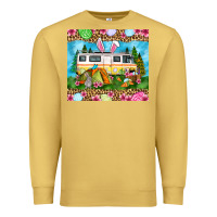 Antique Gold Easter Day camping Premium Sweatshirt - OliviaCreatesArt