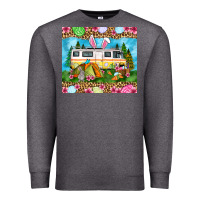 Charcoal Heather Easter Day camping Premium Sweatshirt - OliviaCreatesArt