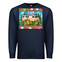 Navy Easter Day camping Premium Sweatshirt - OliviaCreatesArt