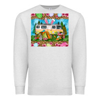 Oatmeal Heather Easter Day camping Premium Sweatshirt - OliviaCreatesArt