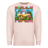 Pale Pink Easter Day camping Premium Sweatshirt - OliviaCreatesArt