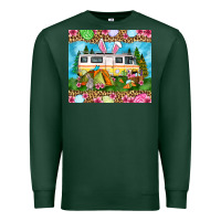 Sports Green Easter Day camping Premium Sweatshirt - OliviaCreatesArt