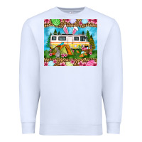 White Easter Day camping Premium Sweatshirt - OliviaCreatesArt