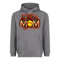 Storm blessed softball mom lightbulb letters Heavyweight Hoodie - OliviaCreatesArt