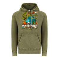 Vintage Olive fires friends drinks camping crew Vintage Hoodie - NancyCooperArtShop