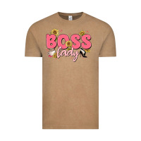 Vintage Coffee boss lady Vintage Tee - MaliasSmallBusiness
