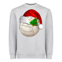Heather Grey Christmas sports Heavyweight Sweatshirt - BarkalooDesign