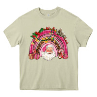 Mossy pink christmas rainbow Heavy Core Tee - AdoDesignShop