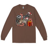Chestnut Christmas Zebra Baby And Mama Long Sleeve Tee - LillyAllenDesigns