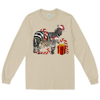 Mushroom Christmas Zebra Baby And Mama Long Sleeve Tee - LillyAllenDesigns