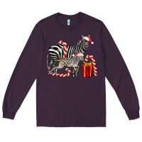 Plum Christmas Zebra Baby And Mama Long Sleeve Tee - LillyAllenDesigns