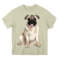Mossy pug Heavy Core Tee - JahusDesignShop