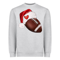 Heather Grey christmas sports Heavyweight Sweatshirt - BarkalooDesign